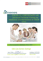 CDE: COCOS Call Center Certificate I+II CDE: COCOS Call Center Certificate I+II