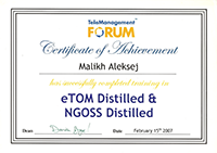 eTOM Distilled & NGOSS Distilled eTOM Distilled & NGOSS Distilled
