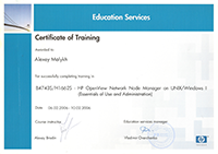 HP OpenView Network Node Manager on UNIX/Windows I (Essentials of Use and Administration) HP OpenView Network Node Manager on UNIX/Windows I (Essentials of Use and Administration)